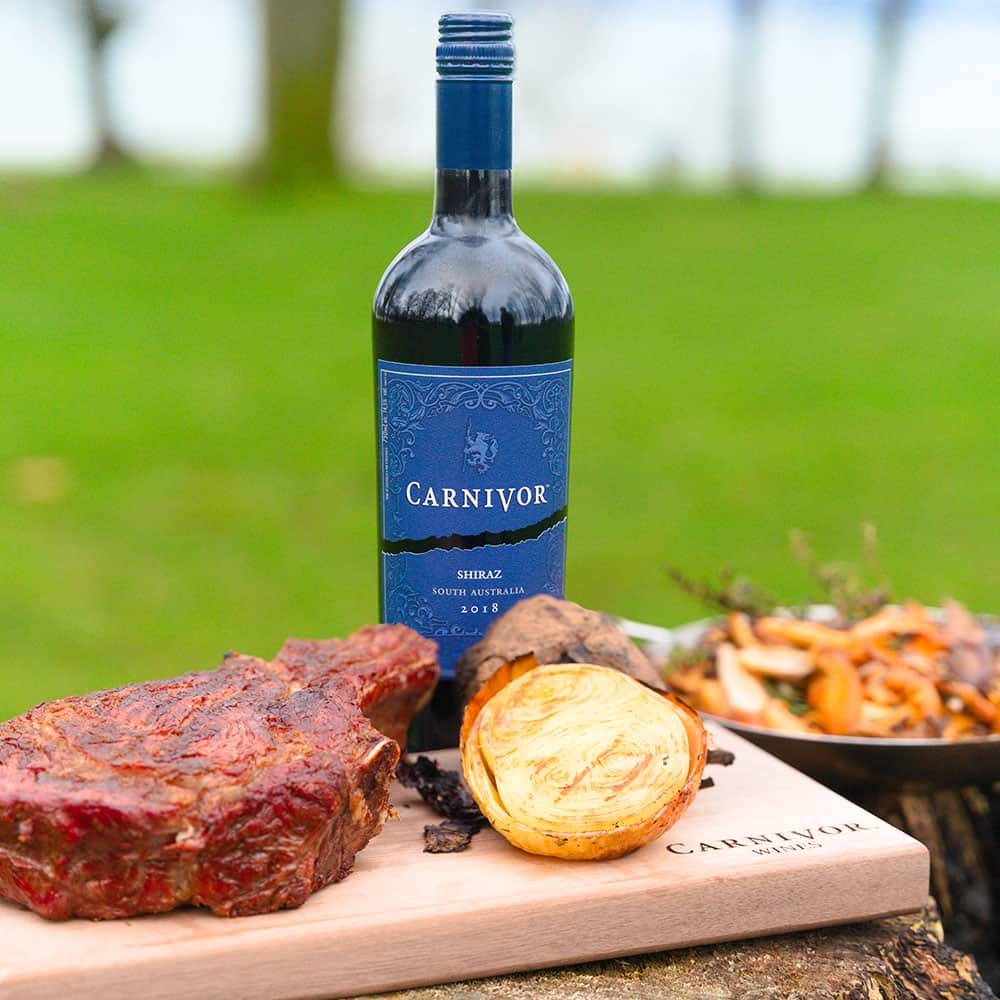 Trevor-Bird-reverse-seared-ribeye Reverse Seared Ribeye paired with Carnivor Shiraz by Trevor Bird